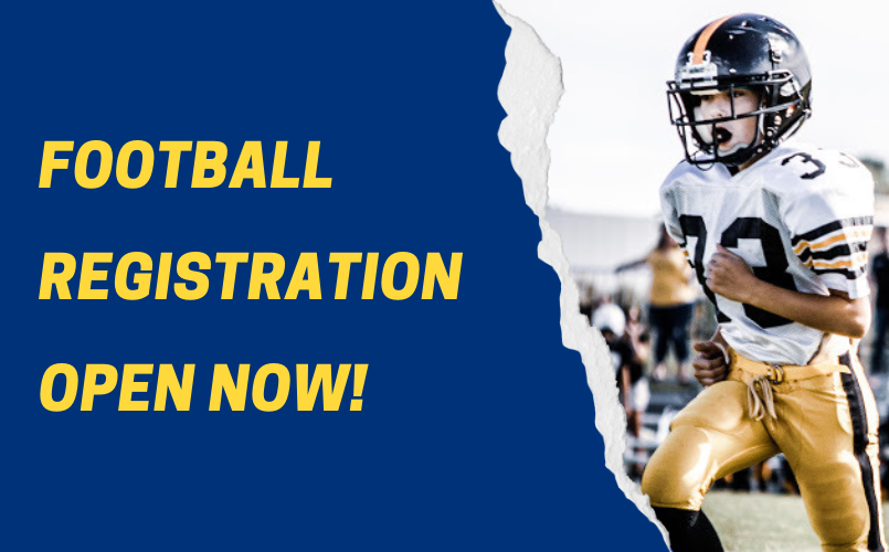  Registration for football open now